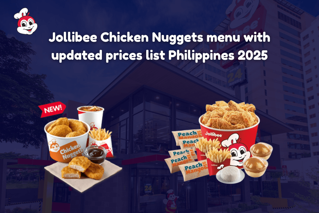 Jollibee Chicken Nuggets menu