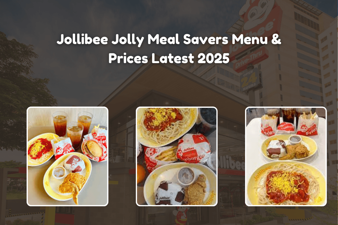 Jollibee Jolly Meal Savers Menu
